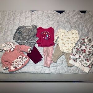 Lot of Baby Girls size 3 month Fall/Winter Clothing